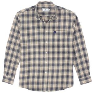 Properly Tied Classic Flannel Yukon Tan Mens XXL Cotton Button Up Shirt.  22